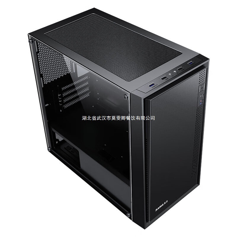 适用先马(SAMA) 平头哥M2 电脑机箱台式机matx机箱玻璃侧透黑色