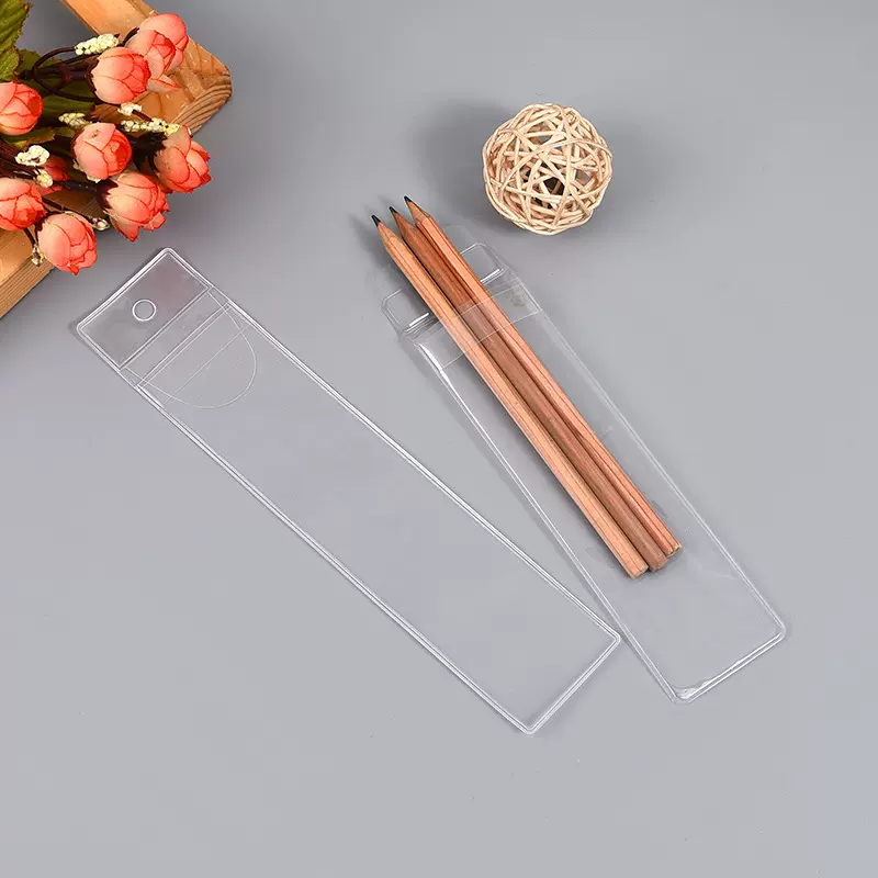 定 做挂孔pvc拉链袋透明塑料拉链笔袋 pvc化妆品刷袋子工具包装袋