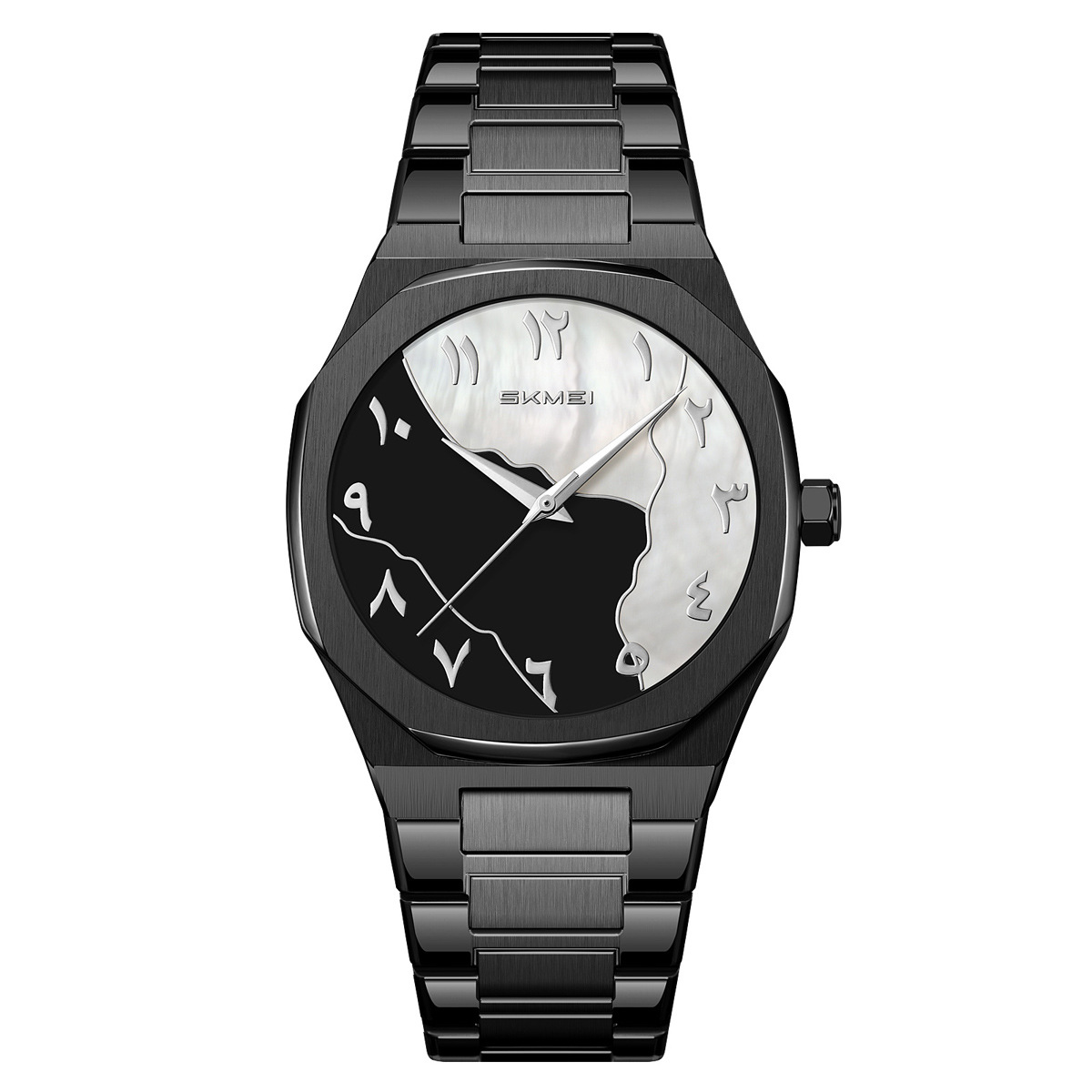 Momento de reloj de hombre de negocios de US Steel, escala de números árabes, relojes de cuarzo comercio exterior transfronterizo mayorista de relojes