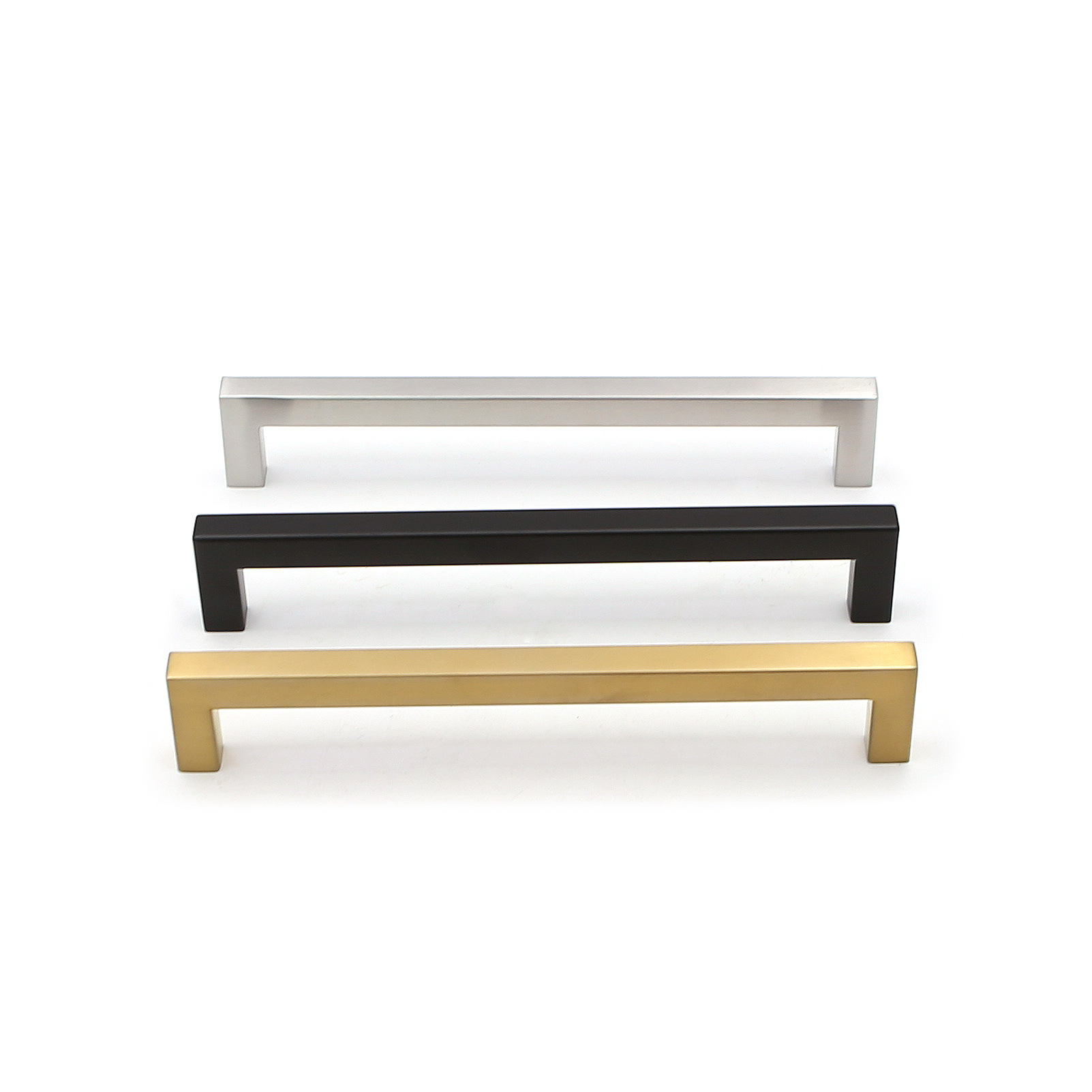 New Chinese style stainless steel handle furniture cabinet square…