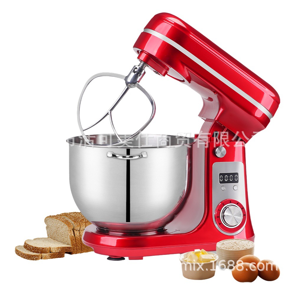 Batidora amasadora de gran capacidad para electrodomésticos transfronterizos, batidora de fideos, máquina de chef, batidora de huevos, batidora de pie