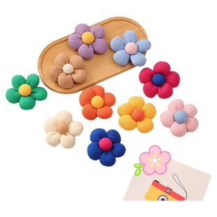 DIY Cute Flower Brooch Wholesale Fabric Jewelry Accessories Bag Hanging Ornaments Women Children's Clothes Accessories Pin Flower