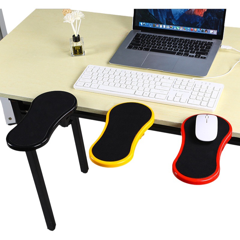 Transfronterizo popular soporte de mano de la computadora brazo de apoyo alfombrilla de ratón soporte de muñeca soporte de la mano de la computadora a bordo del ratón de la computadora