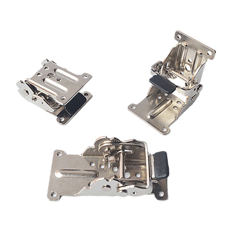 Taburete Mesa mesa de café Conexión de pie plegable bisagra muebles mesa de comedor 0-90-180 grados invisible autobloqueo bisagra plegable