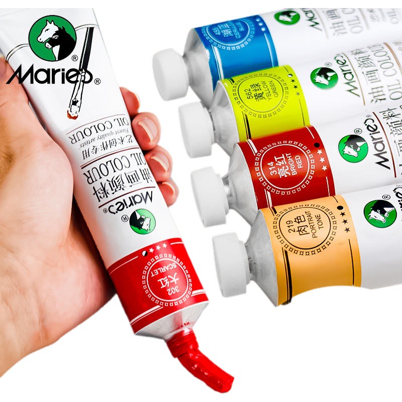 Marley pintura al óleo traje 50ml solo 170ml gran tubo de aluminio principiante pintura arte pintura O1050