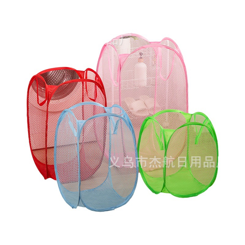 Net Art Cesta de ropa sucia Cesta de ropa sucia plegable Cesta de almacenamiento para ropa sucia Cesta de almacenamiento Cubo de almacenamiento Cesta de lavandería Cesta de almacenamiento