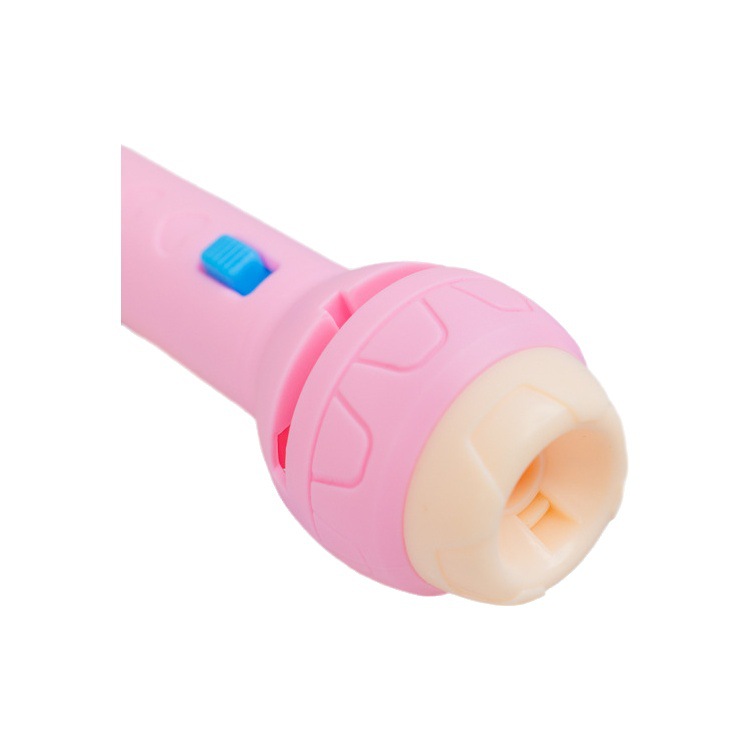 Proyección luminosa de los niños LED linterna bebé rompecabezas enseñanza cognición conocimiento temprano patrón animal historia para dormir