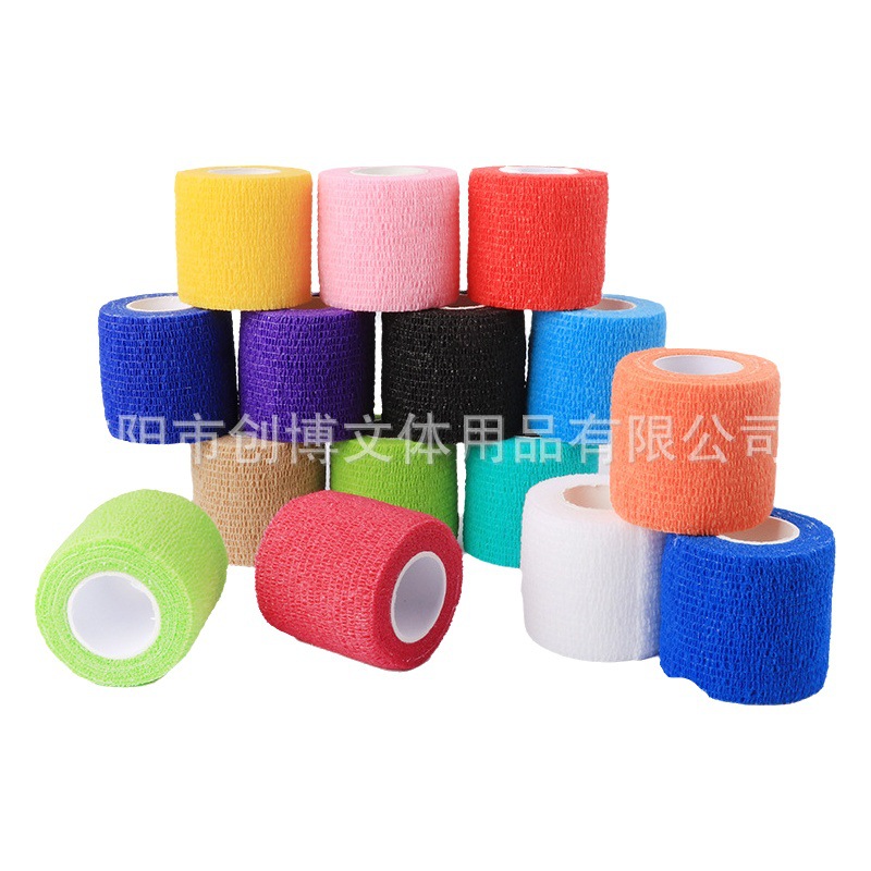 Alta elástico vendaje rollo auto-adhesivo deportes muñeca rótula armadura auto-adhesivo vendaje anti-desgaste mano cinta para mascotas vendaje