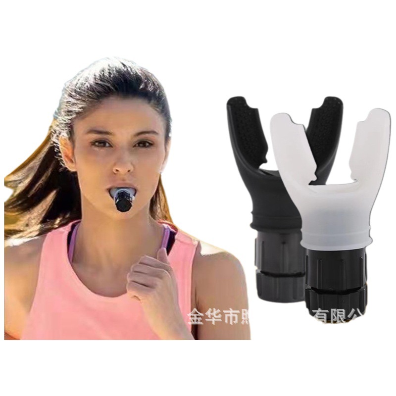 Entrenador de respiración transfronterizo en stock FitnessTrainer portátil capacidad vital equipo de entrenamiento de respiración muscular