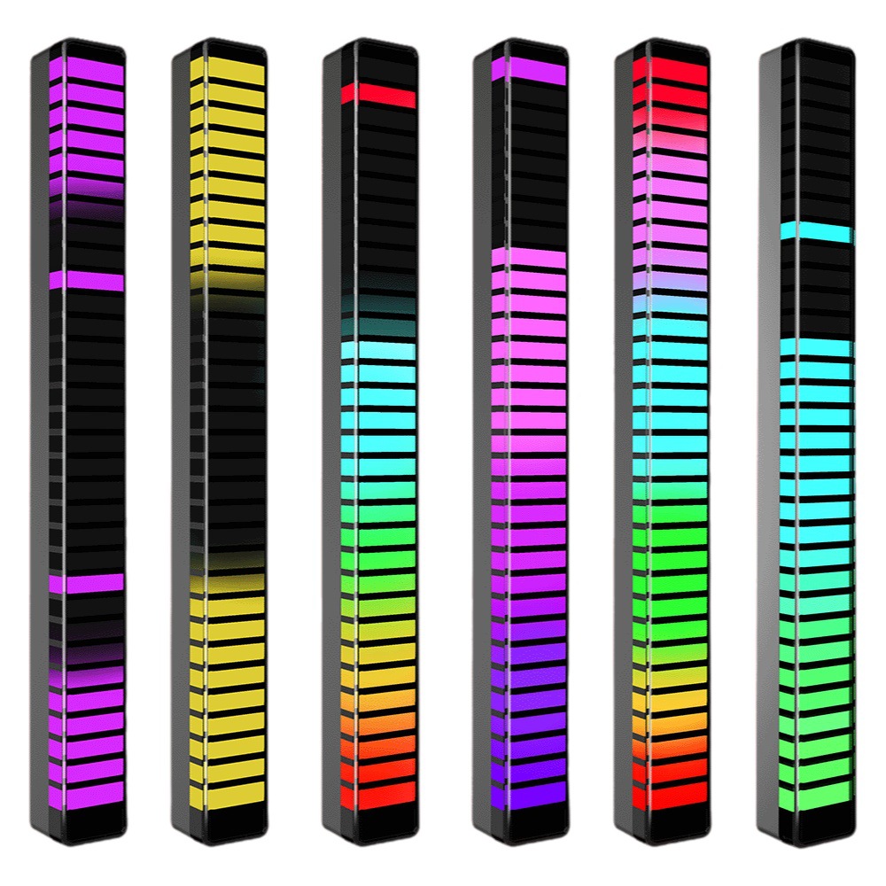 RGB control de voz música ritmo luz LED ordenador Coche atmósfera 3D pickup Luz