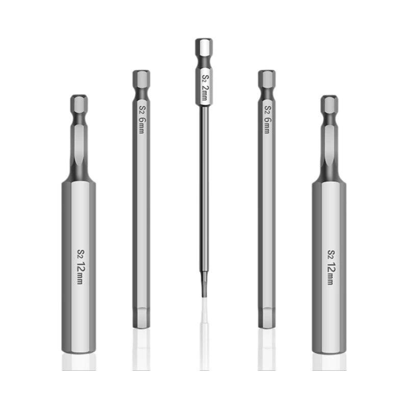 1/4 электрическая воздушная партия, удлиненная внутренняя шестиугольная бита H4, магнитная воздушная партия, электрическая партия, шестиугольная воздушная партия