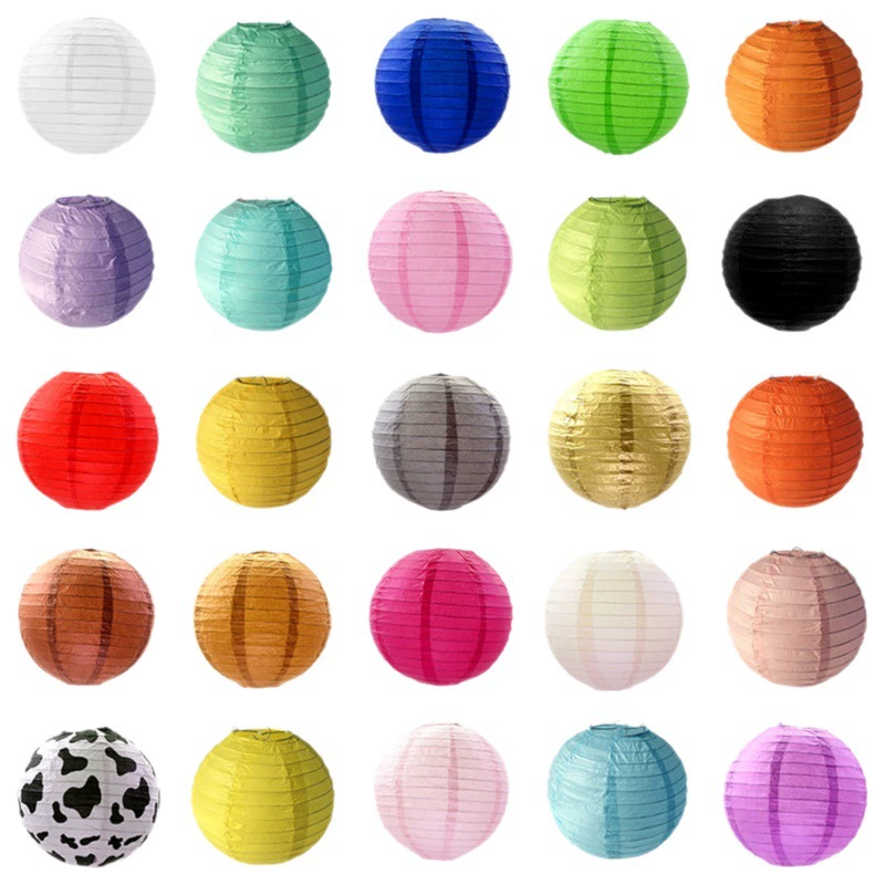 Оптовая продажа круглые бумажные фонари Праздник весны