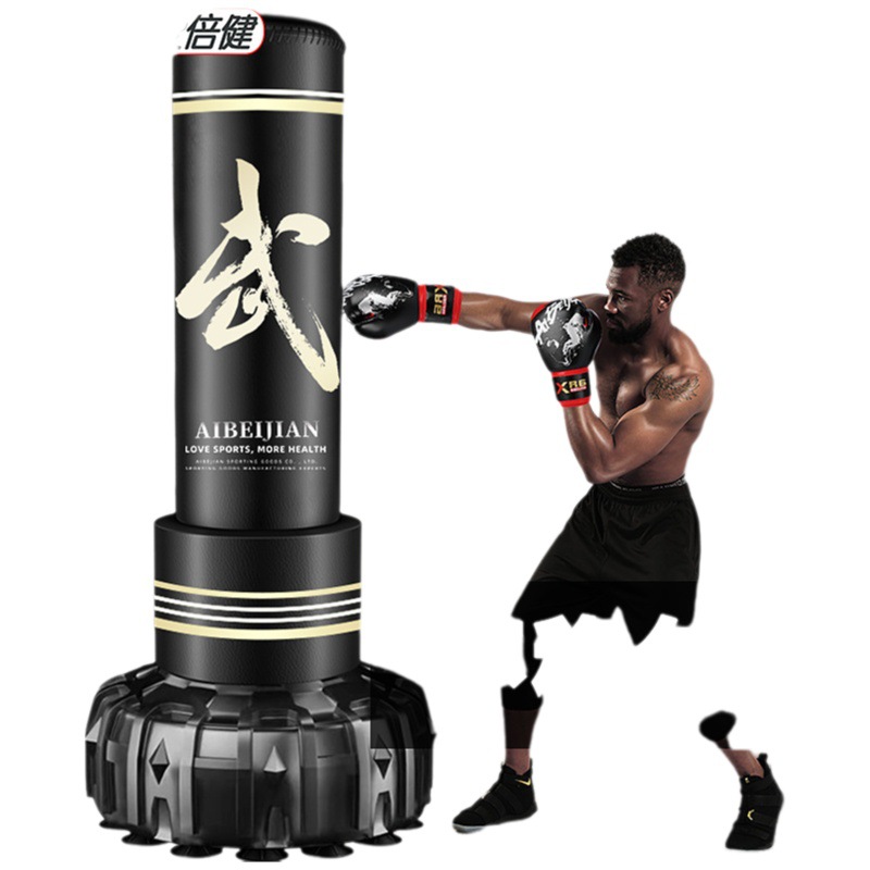 Aibijian fabricante venta directa saco de boxeo pu hogar vaso saco de arena entrenamiento de taekwondo para niños columna de boxeo.
