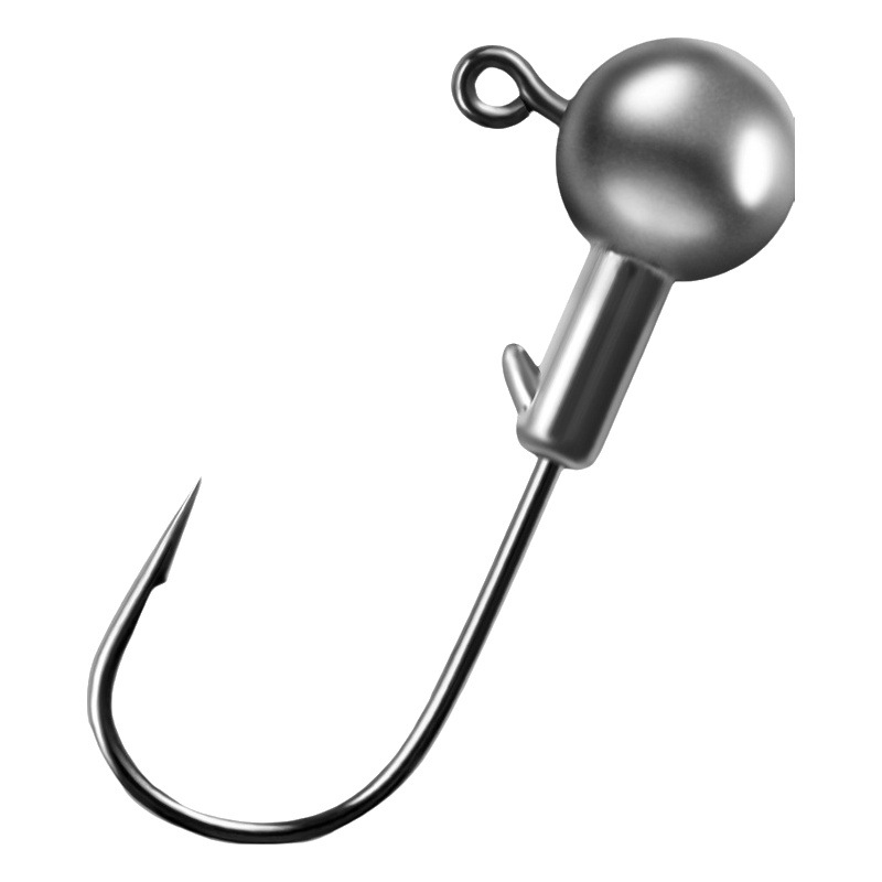 Venta al por mayor equipo de pesca 50 piezas reforzado pie plomo cabeza gancho color primario nede gancho suave cebo Luya gancho para el día