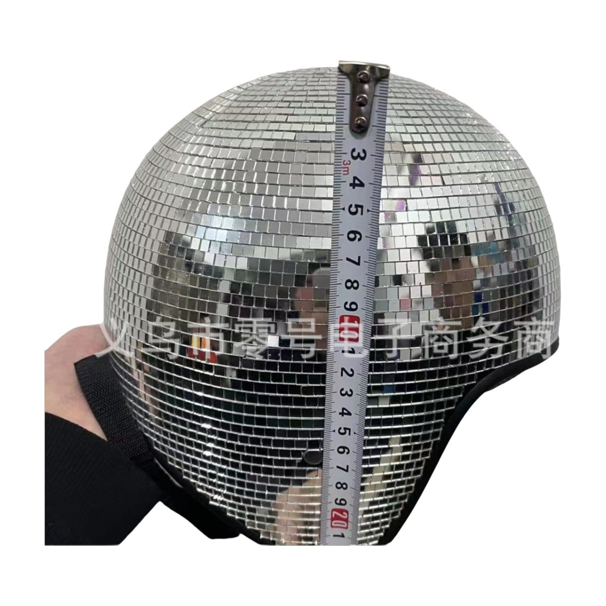 Independent Station Cross Border New Disco ball Helmet Mirror Glass Brick Disco ball Helmet Mushroom