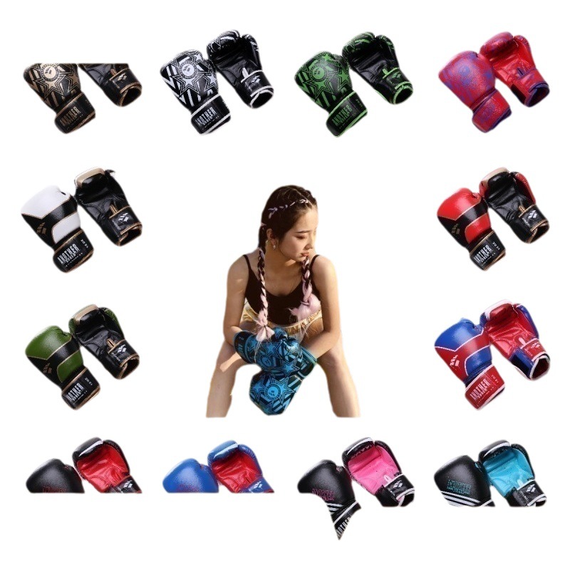 ANOTHERBOXER adulto Sanda guantes de boxeo para niños hombres y mujeres gratis lucha entrenamiento tailandés bolsa de arena guantes de boxeo