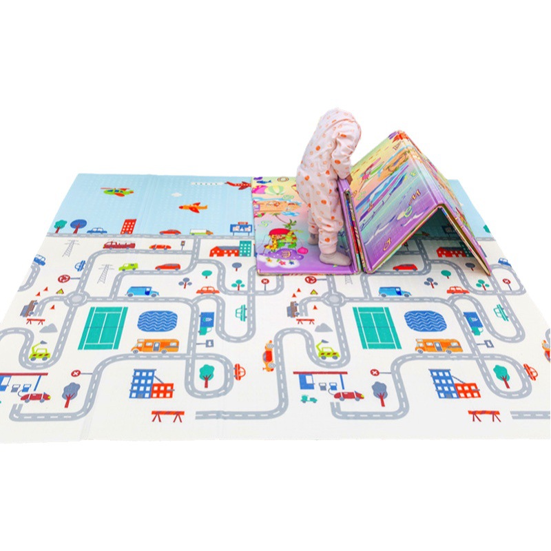 XPe bebé gateando estera hogar engrosada estera de juego para niños bebé educación temprana gateando estera plegable al por mayor