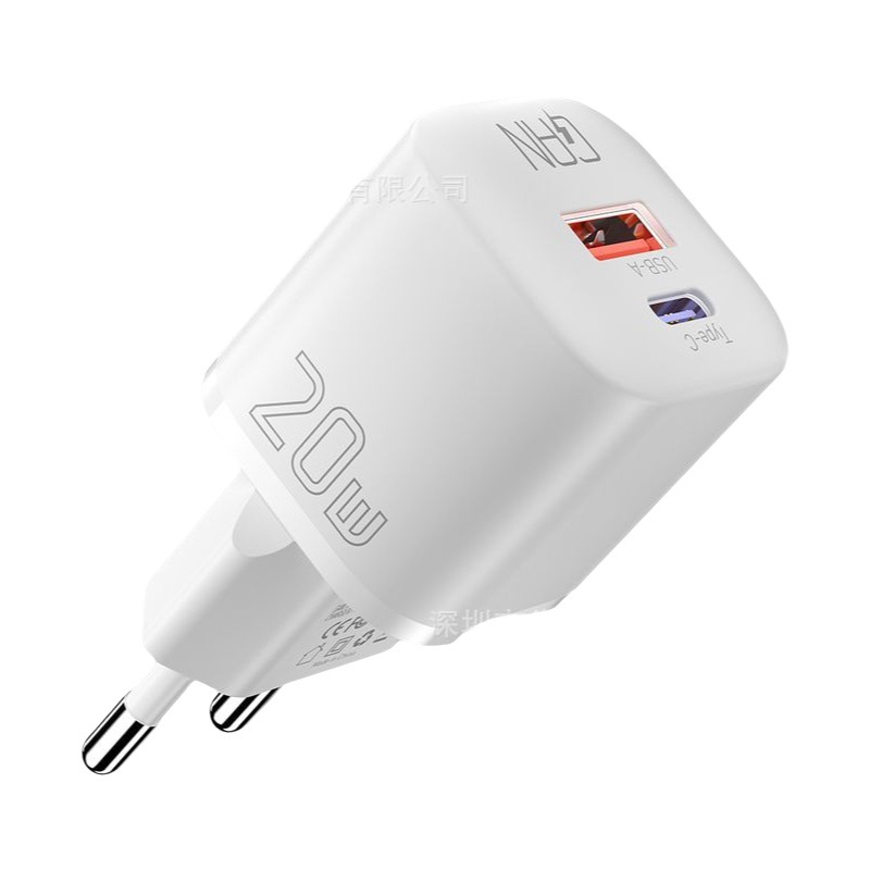 Cargador del teléfono móvil del nitruro de Galio de la serie PD20W del arco de ESSAGER para la carga rápida del teléfono móvil de Apple Huawei