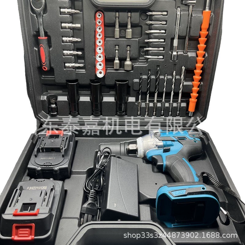 Мощный бесщеточный Электрический гаечный ключ с большим крутящим моментом Деревообработка авто инструмент для ремонта литиевый Аккумуляторный ударный гайковерт отвертка