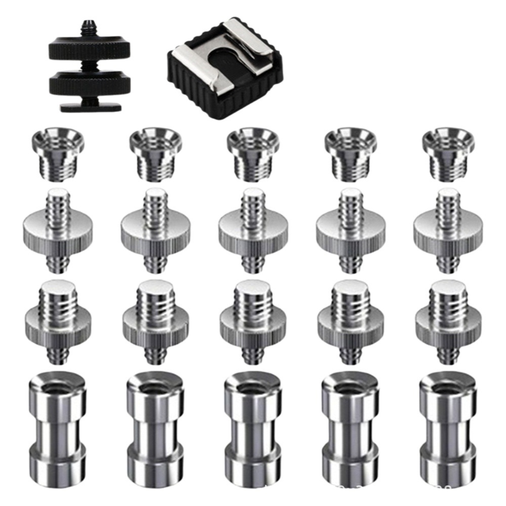 Cámara especial tornillo británico 1/4-20 vuelta 1/4 vuelta 3/8 soporte de la lámpara tornillo ranurado placa de liberación rápida tornillo