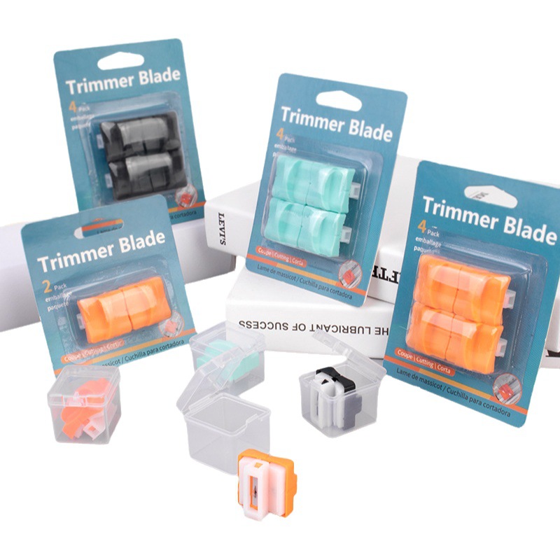 Cortador de papel de seguridad cuchilla de repuesto cortador de papel de corte invisible cabezal de corte cortador de papel de corte de dos vías conjunto de cabezales de corte