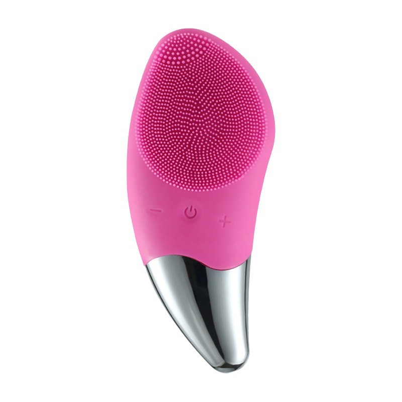 New charging silicone facial cleanser electric facial cleanser introduction instrument mini waterproof ultrasonic pore cleaner