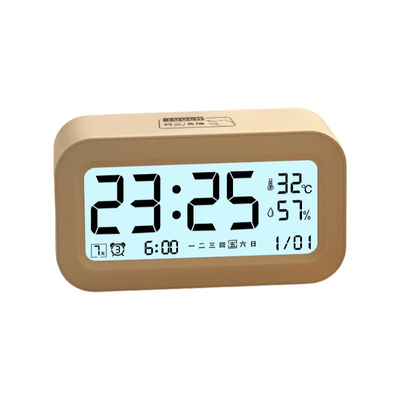 Student-Specific Digital Clock Smart Clock Silent Battery Bedroom Alarm Clock with High Volume and Temperature and Humidity Alarm Clock