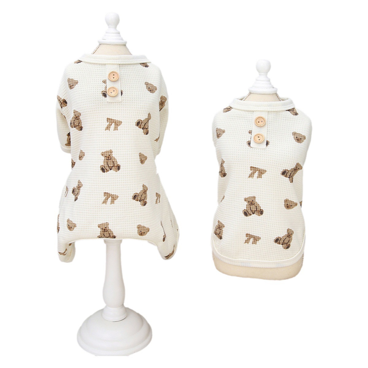 Chaleco de perro de mascota homewear de cuatro patas ropa para mascotas primavera y verano nuevo 23 oso homewear de cuatro patas
