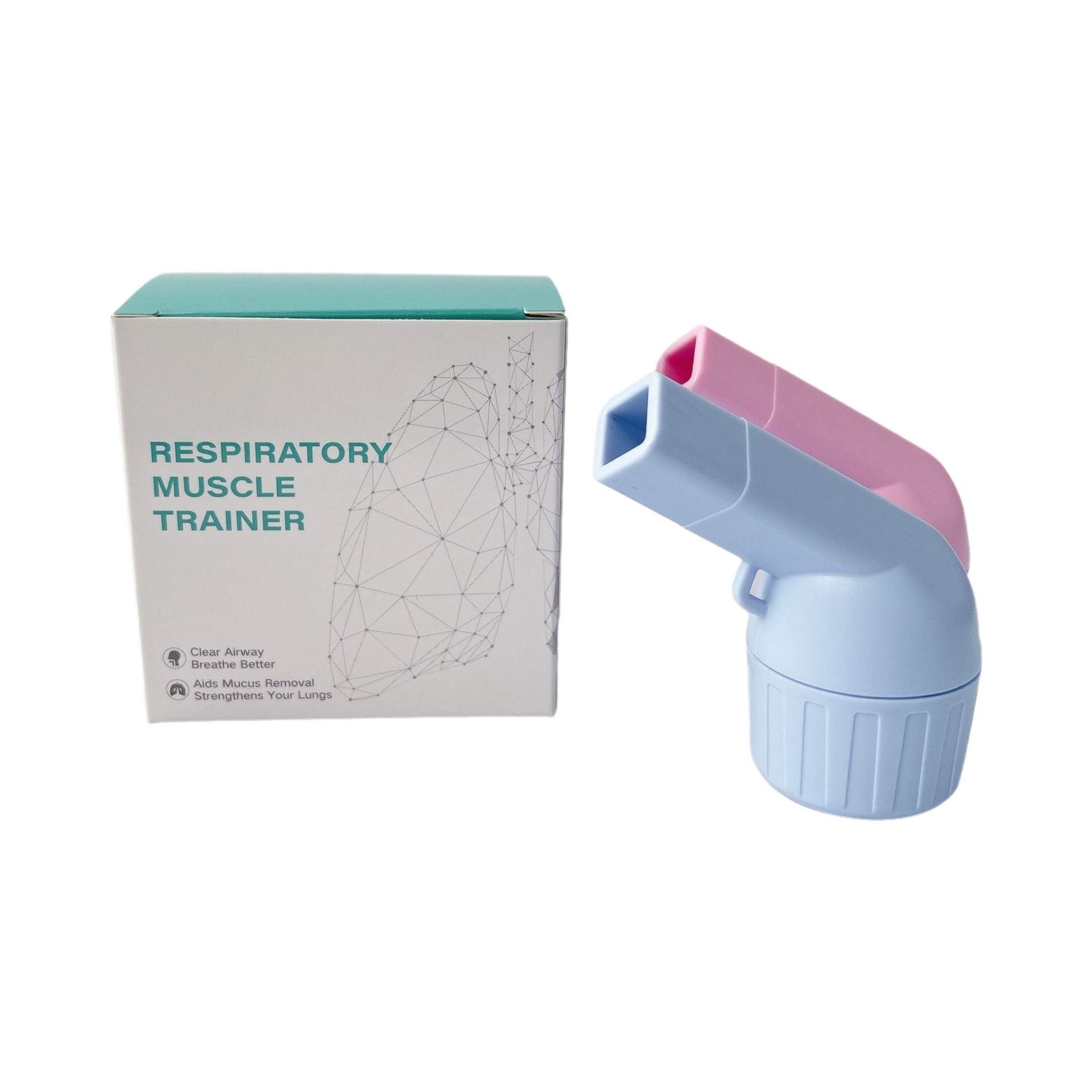 Amazon al por mayor entrenador de respiración Nuevo 01 respiración vibración Extractor de esputo portátil de respiración profunda entrenador muscular pulmonar