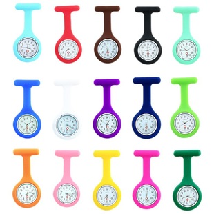 Factory direct new silicone tape wholesale men's and women's nurse watch advertising gifts hanging table selling chest table a generation of hair