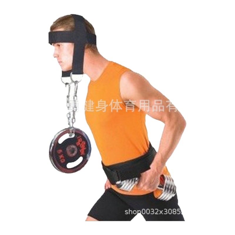 Entrenamiento de cuello con entrenador de cabeza y cuello entrenamiento de fuerza de soporte de peso de hombro