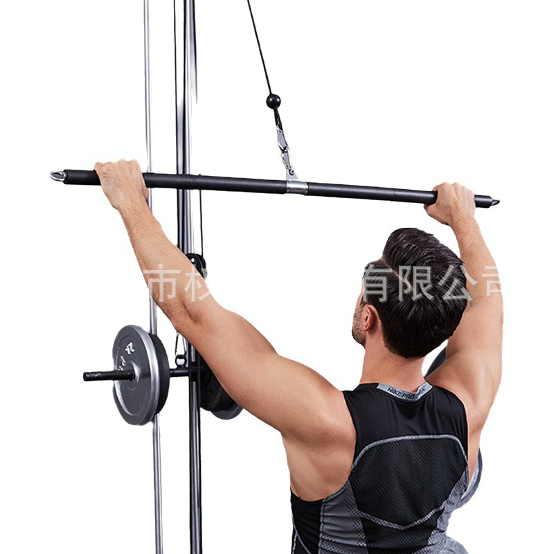 Anillo de rodamiento de tres secciones tire varilla larga varilla de tracción integral entrenador tire varilla de tracción seca accesorios de equipos de entrenamiento de carga de peso Rod