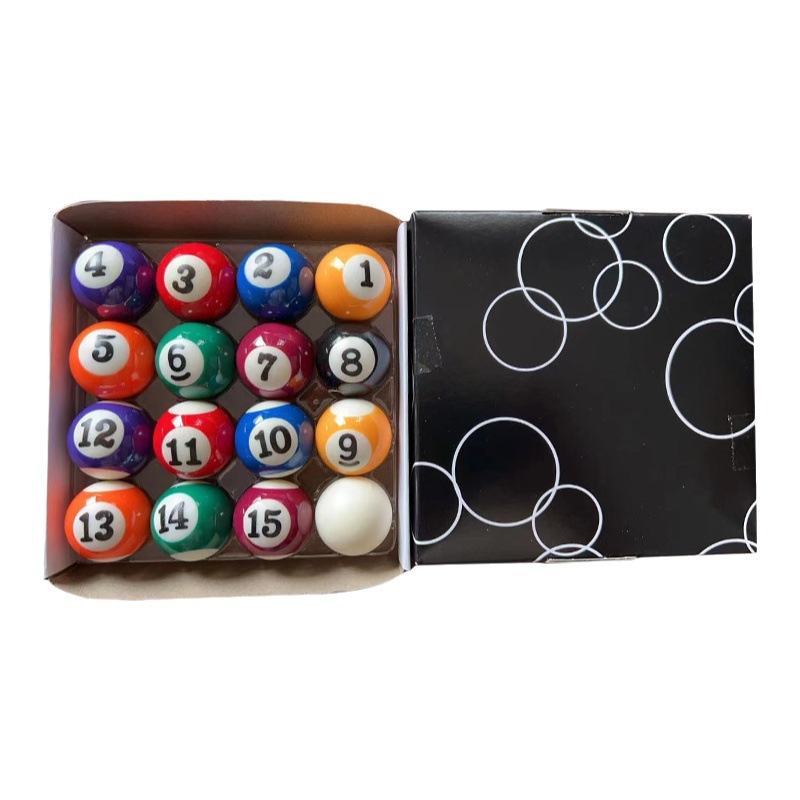 Bolas de billar de plástico de 18 mm, 25 mm y 32 mm, billar para niños, bolas de billar negras, mini bolas de billar, juguetes de billar pequeños, tenis de mesa
