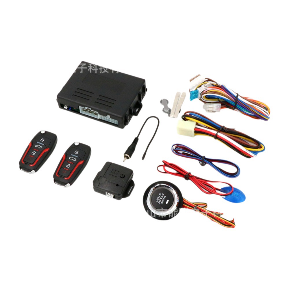 Cross-Border 12V Universal Car Remote Control Remote Start Preheating Refrigeration One-Button Start Anti-Theft Alarm