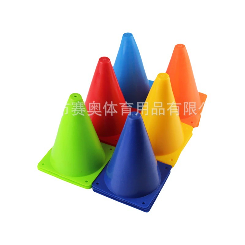 Оптовая 18 см футбольный знак ведро знак конус дорожный знак Баррикада тренировочный конус препятствие футбольный тренировочный знак Баррикада