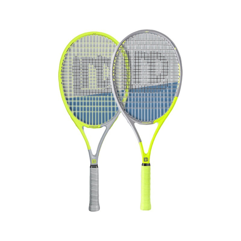 SALYWEE raqueta de tenis profesional integrada de fibra de carbono de aluminio genuino para principiantes, absorción de impactos ligera, gran raqueta, hombres y mujeres simples y dobles