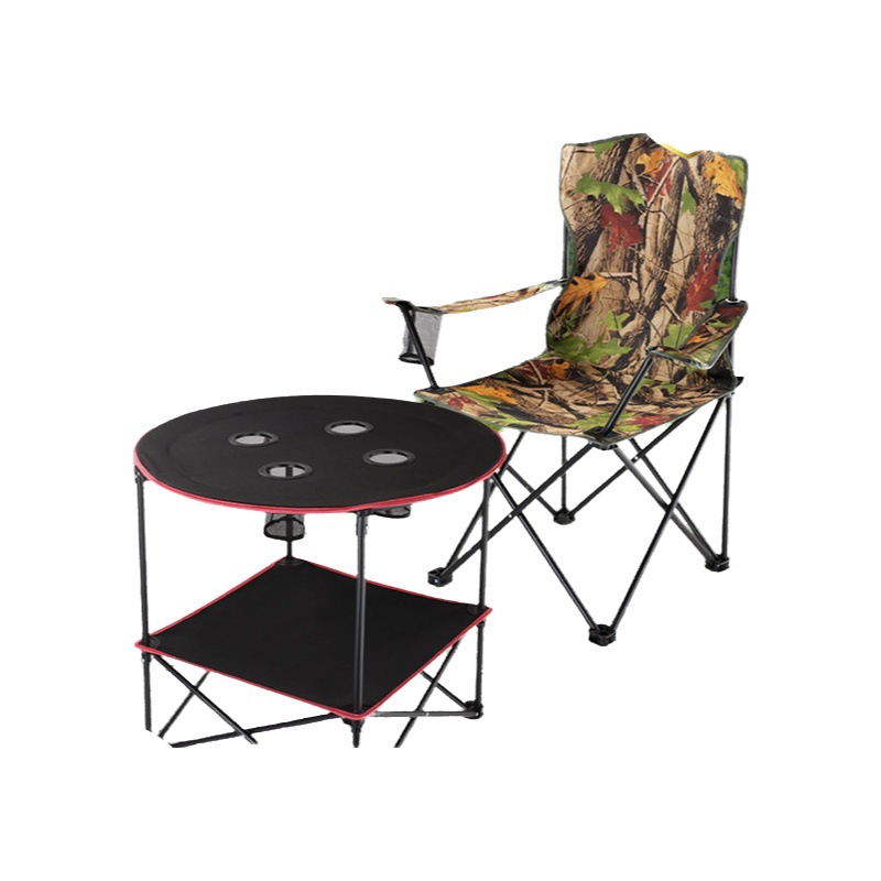 Nuevo equipo de pesca silla de comedor al aire libre silla plegable silla de camping silla de pesca de camuflaje portátil al por mayor