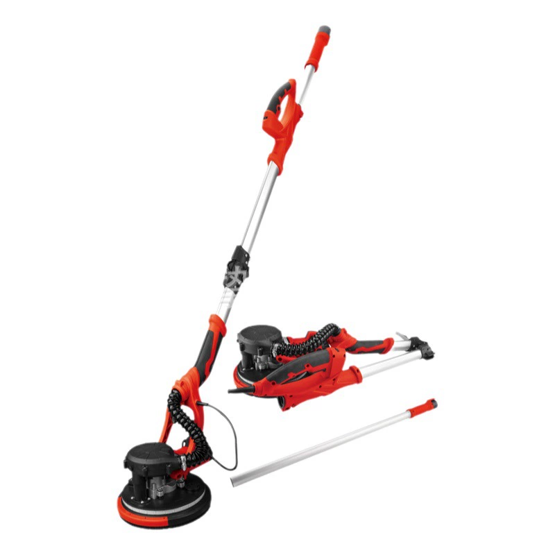 Самовсасывающий длинный стержень Машина для полировки стен Машина для наждачной бумаги Машина для шпаклевки без пыли с двойной подсветкой и выдувной коробкой