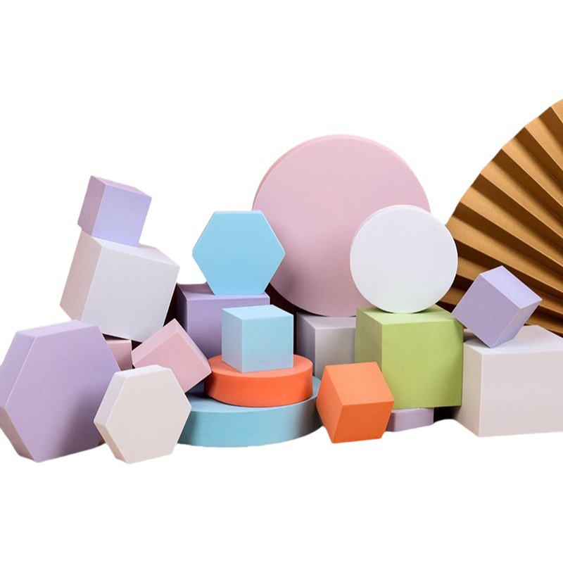 Cubo accesorios de fotografía ins Internet celebridad blanco geométrico tridimensional tiro apoyos decoración fotografía plataforma