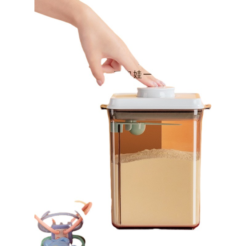 Caja de subenvasado de leche en polvo transfronteriza Ankou Tanque de leche en polvo para recién nacidos Tanque de almacenamiento de fideos de arroz para bebés Caja de leche en polvo para bebés a prueba de humedad