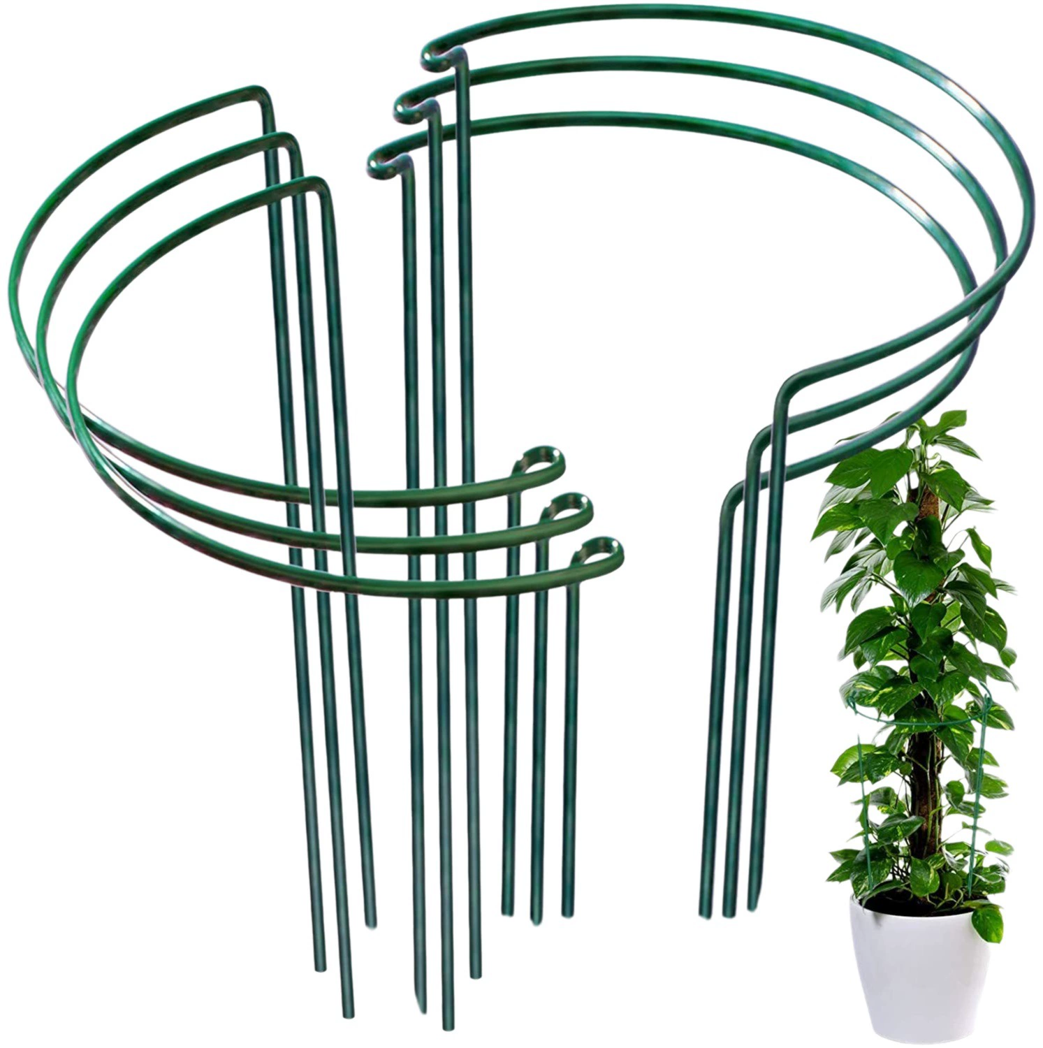 Кола поддержки растений рамка поддержки растений сада стержень для поддержки растений подставка для цветов Садовое кольцо поддержки растений