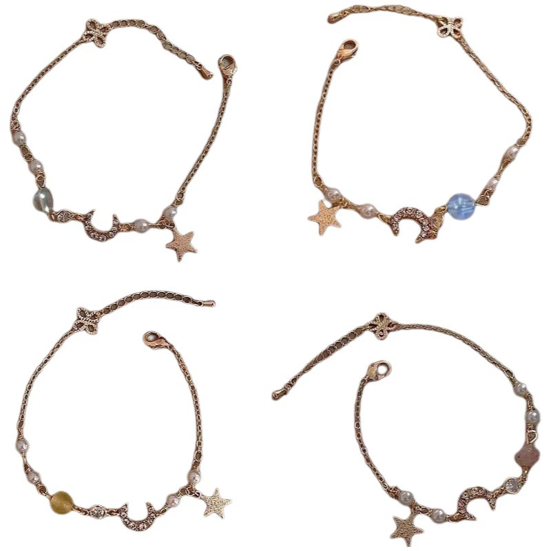 Жемчужный браслет Xingyue с цирконием, женский браслет высокого класса с нишевым дизайном, корейский Модный популярный модный простой браслет в Интернете для подруги