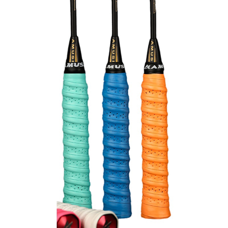 Crepe Hand Glue Thickeneded Non-Slip Badminton Sweat-Absorbent Tape Coated Perforated Tennis Racket Handle Leather Fishing Rod Wrapping Tape