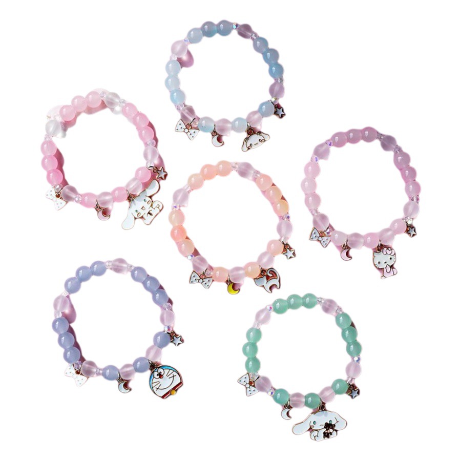 Fuente de origen nueva pulsera joyería estilo coreano elegante lindo perro Yugui cristal pulsera estudiante mujer al por mayor