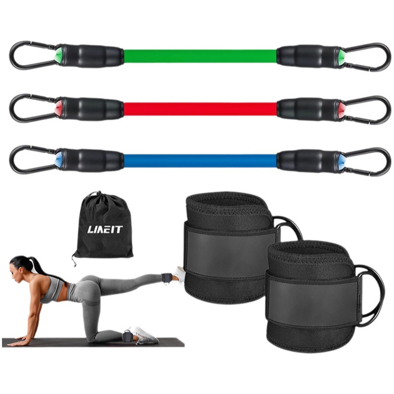 Traje de cinturón de resistencia con hebilla de tobillo y hebilla de cadera
