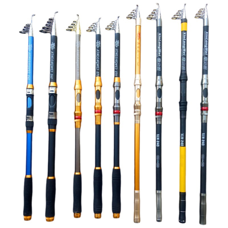 Caña de pescar fabricantes de cañas de mar suministro de caña de pescar de tiro largo caña de pescar 2,1 m 3,6 m varilla de lanzamiento ancla varilla al por mayor artes de pesca transfronteriza