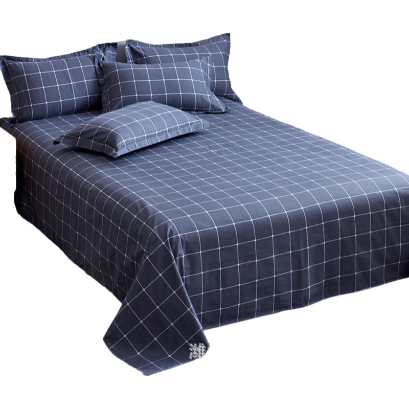 Factory Bed Sheets Thickened Scrub Bed Sheets Single Piece Student Dormitory Bed Sheets Scrub Bed Sheets for Single Bed