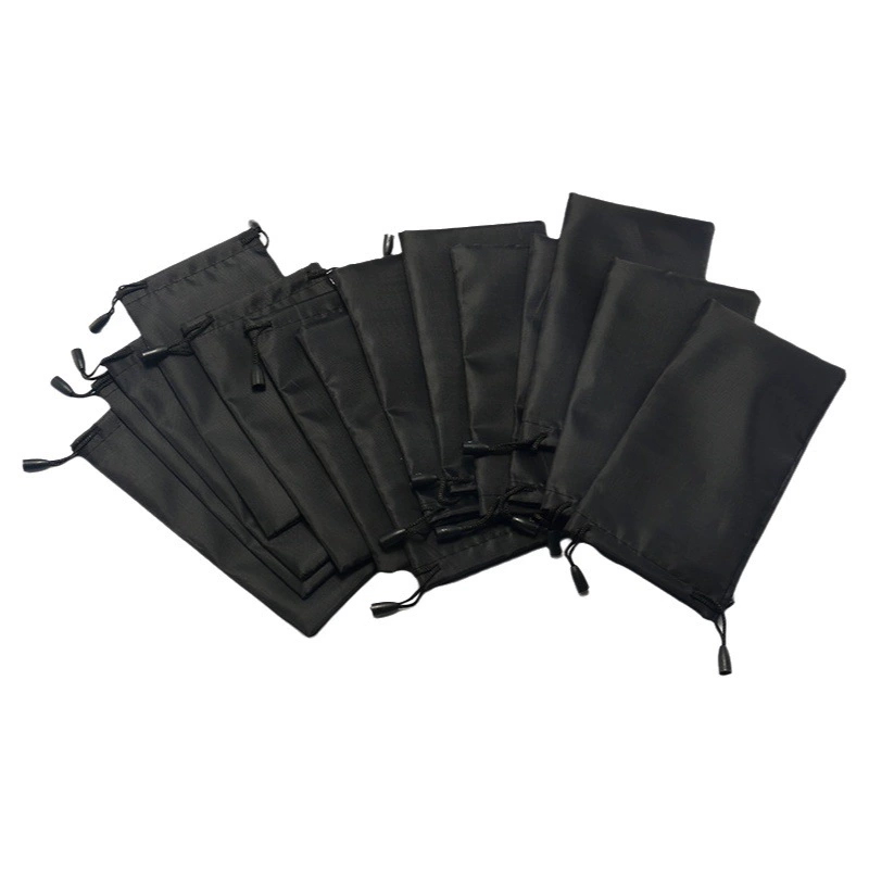 Сумка для очков черная сумка для очков игла из микрофибры, две иглы три вязание сумка для очков 2000 пакет Почта