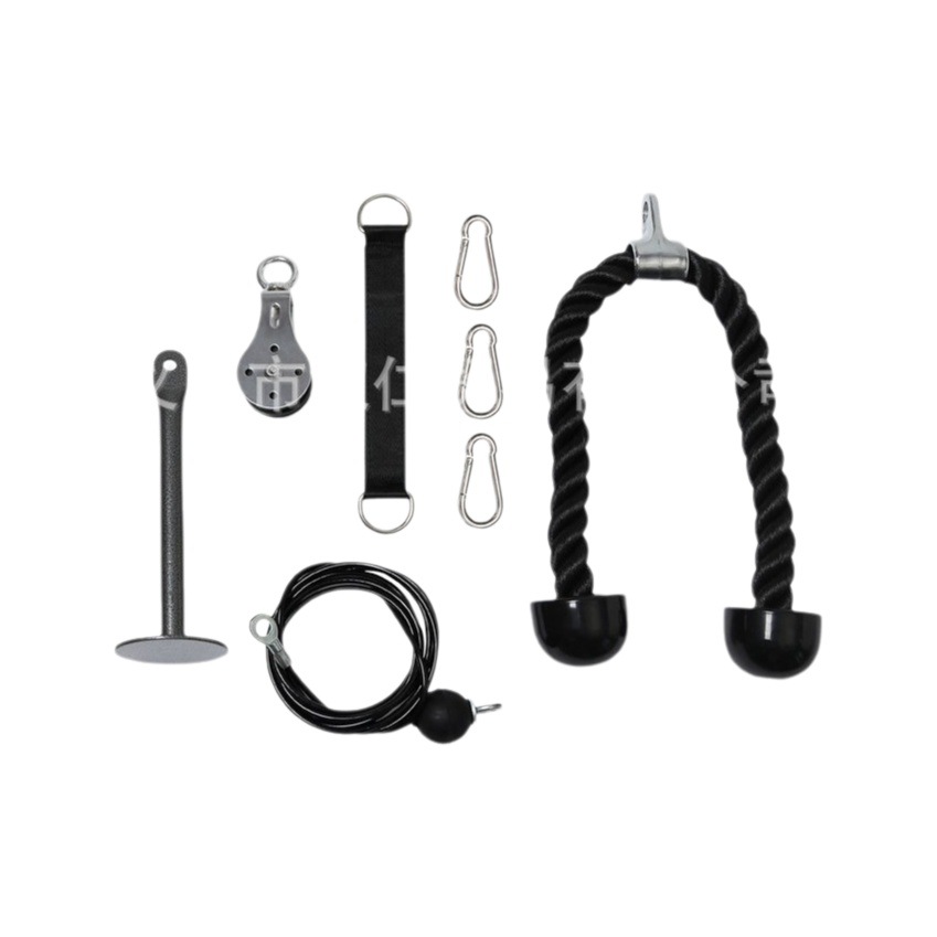 Tríceps brachii entrenador cuerda alta pull-down polea pórtico hogar barra horizontal equipo de la aptitud