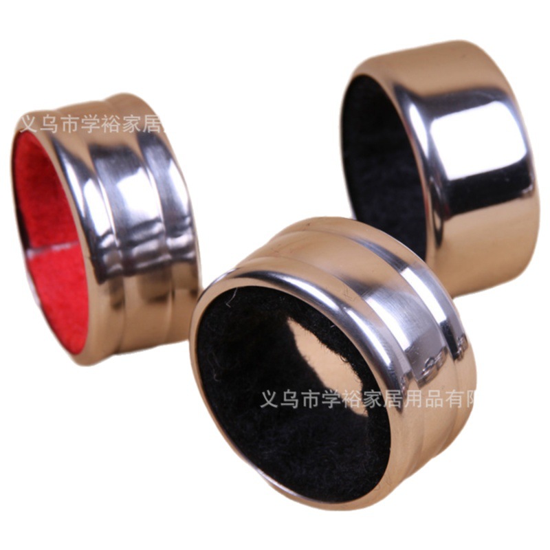 Cruzar la frontera de acero inoxidable vino goteo anillo de vino de franela extraíble práctico cocina bodega regalo vino conjunto